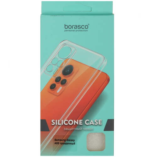 Купить Накладка  BoraSCO для Samsung Galaxy A55 прозрачный  5473713. Характеристики, отзывы и цены в Донецке