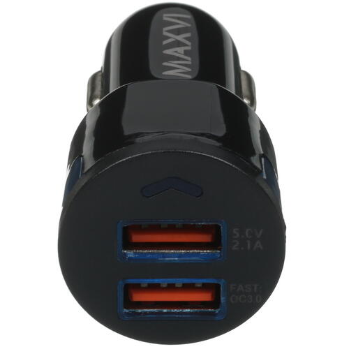 Купить Автомобильное ЗУ Maxvi CCM-522 Plus M черный  5366936. Характеристики, отзывы и цены в Донецке
