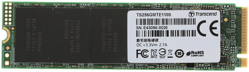 Купить 256 ГБ M.2 NVMe накопитель Transcend MTE110S [TS256GMTE110S]  1255825. Характеристики, отзывы и цены в Донецке