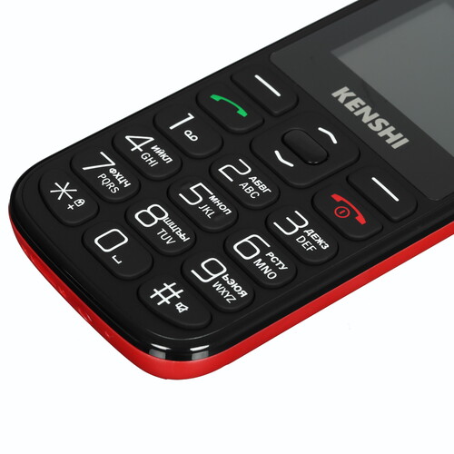 Купить Сотовый телефон KENSHI SM231 красный/черный  9045568. Характеристики, отзывы и цены в Донецке
