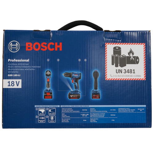 Купить Дрель-шуруповерт Bosch GSR 185-LI PRO 18V  9991931. Характеристики, отзывы и цены в Донецке