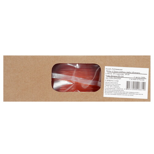 Купить Пластик GF PETG Amber  1612895. Характеристики, отзывы и цены в Донецке