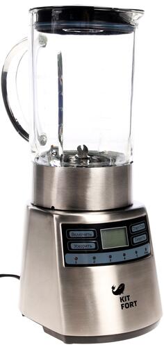 Купить Блендер стационарный Kitfort KT-1301 серебристый  1009302. Характеристики, отзывы и цены в Донецке