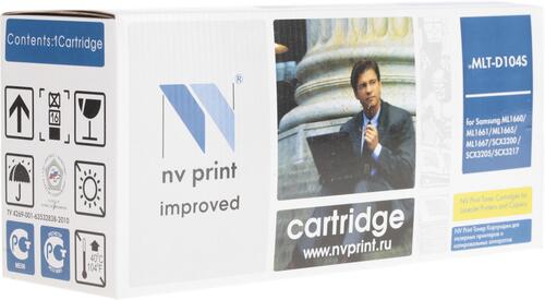 Купить Картридж лазерный NV Print MLT-D104S черный, с чипом  0186747. Характеристики, отзывы и цены в Донецке