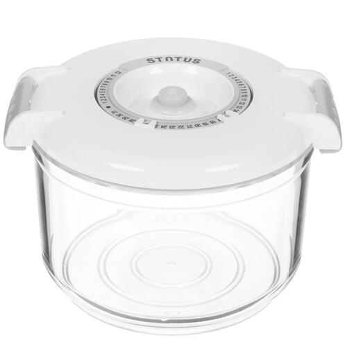 Купить Вакуумный контейнер STATUS VAC-RD-075 White 0.75 л  1625739. Характеристики, отзывы и цены в Донецке
