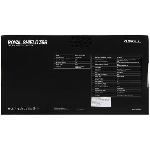 Купить Система охлаждения G.SKILL Royal Shield 36B черная  5406585. Характеристики, отзывы и цены в Донецке