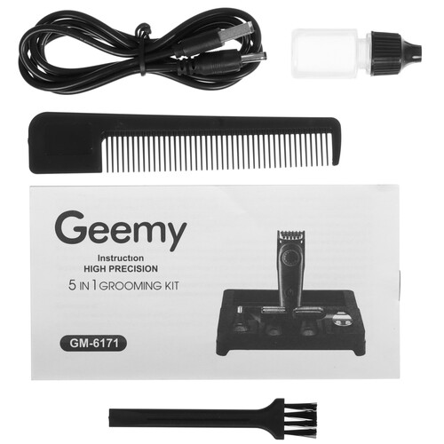 Купить Машинка для стрижки Geemy GM-6171 черный/желтый  5492178. Характеристики, отзывы и цены в Донецке