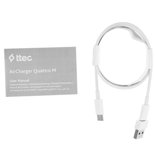 Купить Беспроводное зарядное устройство TTEC AirCharger Quattro M белый  9157891. Характеристики, отзывы и цены в Донецке