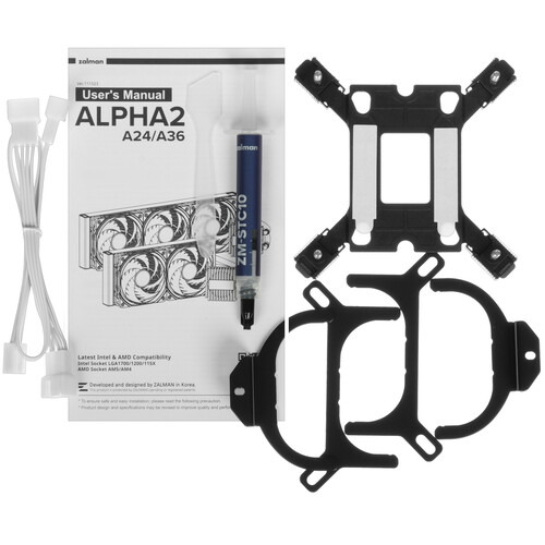 Купить Система охлаждения ZALMAN ALPHA2 A36  белая  5447521. Характеристики, отзывы и цены в Донецке