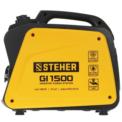Купить Электрогенератор   бензиновый STEHER GI-1500  5320510. Характеристики, отзывы и цены в Донецке
