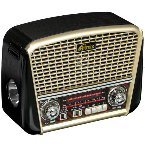 Купить Радиоприемник Ritmix RPR-050 золотистый  5050823. Характеристики, отзывы и цены в Донецке