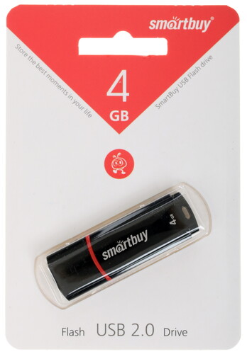 Купить Память USB Flash 4 ГБ Smartbuy Crown [SB4GBCRW-K]  1244774. Характеристики, отзывы и цены в Донецке