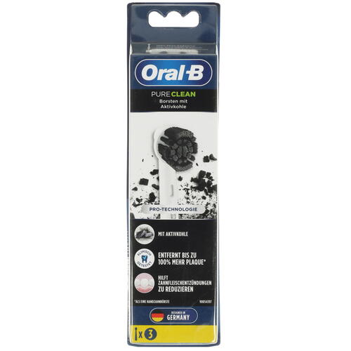 Купить Набор сменных насадок Braun Oral-B EB20CH Pure Clean Charcoal  5401642. Характеристики, отзывы и цены в Донецке