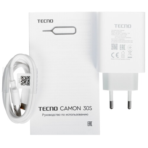Купить 6.78" Смартфон Tecno CAMON 30S 128 ГБ черный  5482673. Характеристики, отзывы и цены в Донецке