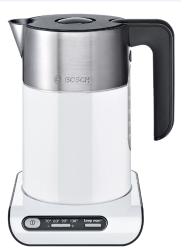 Купить Электрочайник Bosch TWK 8611P белый  0140769. Характеристики, отзывы и цены в Донецке