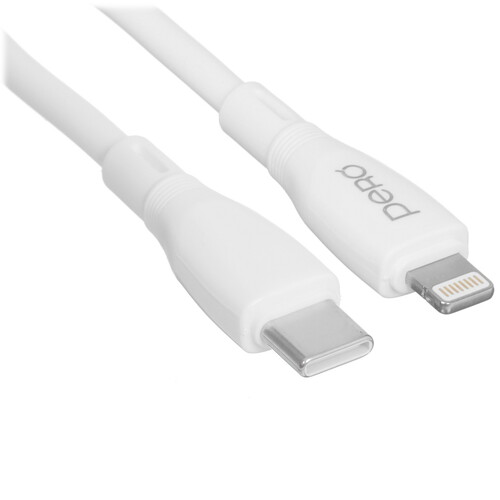 Купить Кабель круглый PERO Lightning 8-pin - USB Type-C белый 3 м  5474209. Характеристики, отзывы и цены в Донецке