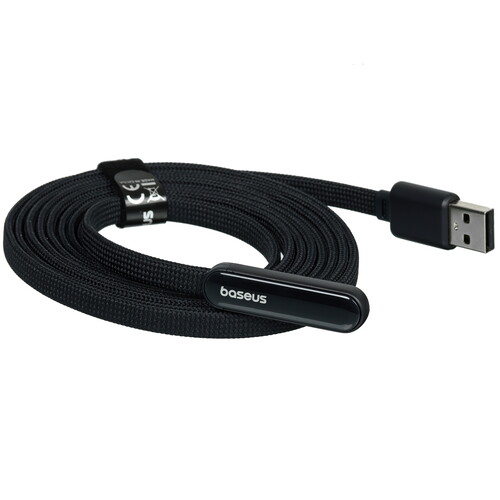 Купить Кабель плоский Baseus Lightning 8-pin - USB 2.0 Type-A черный 2 м  5627676. Характеристики, отзывы и цены в Донецке