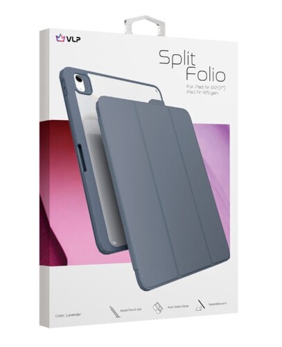 Купить Чехол-книжка VLP Split Folio для Apple iPad Air 11" (M2) фиолетовый  5487169. Характеристики, отзывы и цены в Донецке