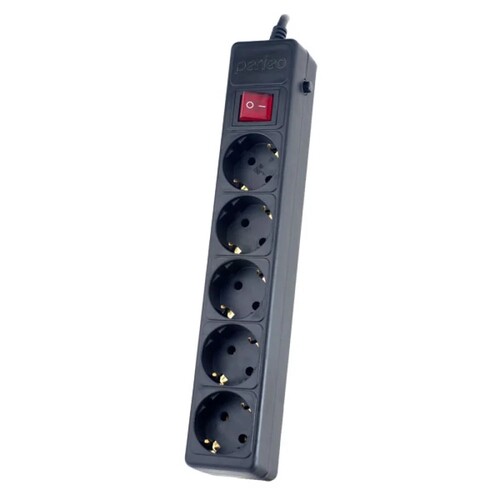 Купить Сетевой фильтр Perfeo POWER+ PF-PP-5/1.8-B черный  9172306. Характеристики, отзывы и цены в Донецке