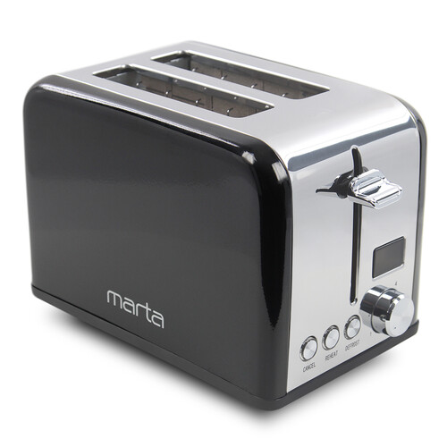 Купить Тостер Marta MT-TS1727B черный  9033610. Характеристики, отзывы и цены в Донецке