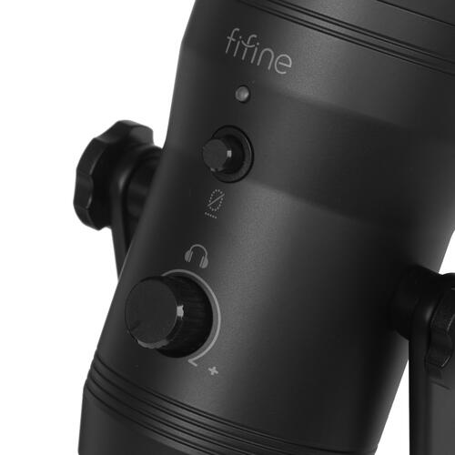 Купить Микрофон Fifine K690 черный  4722310. Характеристики, отзывы и цены в Донецке