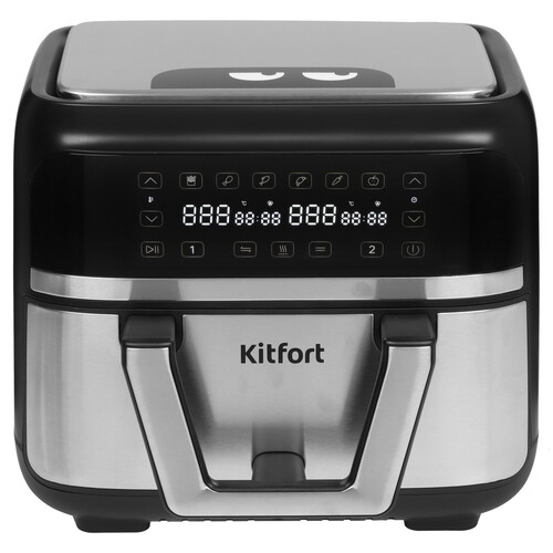 Купить Аэрогриль Kitfort КТ-2247 серебристый  9933248. Характеристики, отзывы и цены в Донецке