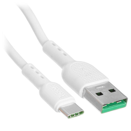 Купить Кабель круглый Hoco USB Type-C - USB 2.0 Type-A белый 1 м  5452405. Характеристики, отзывы и цены в Донецке