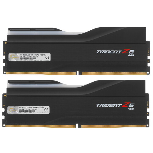 Купить Оперативная память G.Skill Trident Z5 RGB [F5-6000J3040F16GX2-TZ5RK] 32 ГБ  5031308. Характеристики, отзывы и цены в Донецке