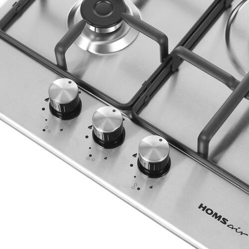 Купить Газовая варочная поверхность HOMSair HGS433S  5317146. Характеристики, отзывы и цены в Донецке