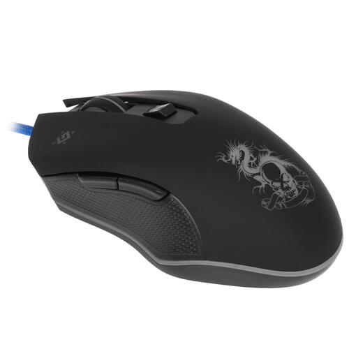 Купить Мышь+коврик проводная Defender GM-090L [52090] черный  8106336. Характеристики, отзывы и цены в Донецке