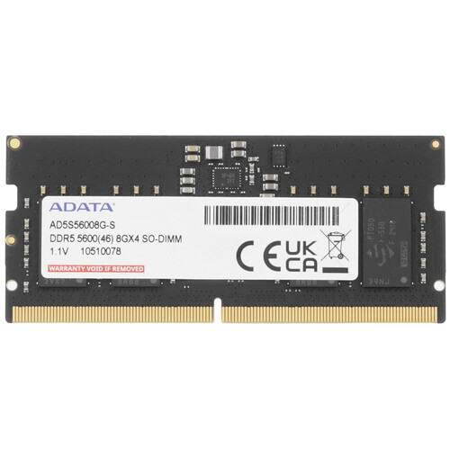 Купить Оперативная память SODIMM ADATA [AD5S56008G-S] 8 ГБ  5618392. Характеристики, отзывы и цены в Донецке