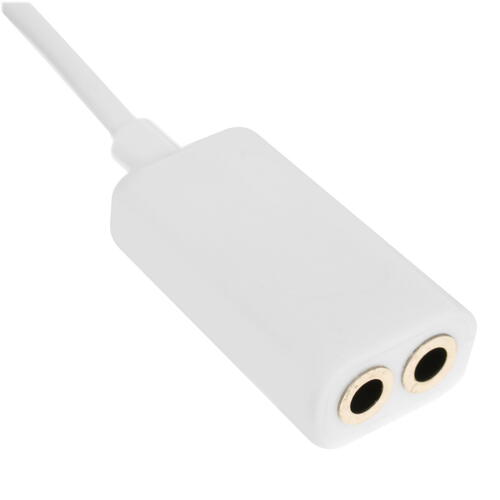 Купить Разветвитель   Aceline 3.5 mm jack - 3.5 mm jack x2 белый  1380500. Характеристики, отзывы и цены в Донецке