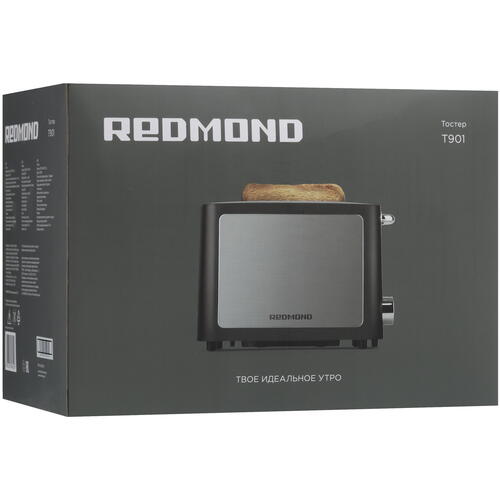 Купить Тостер Redmond T901 черный  9061398. Характеристики, отзывы и цены в Донецке