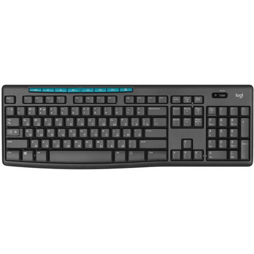 Купить Клавиатура+мышь беспроводная   Logitech Wireless Combo MK275 черный  5435850. Характеристики, отзывы и цены в Донецке