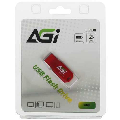 Купить Память USB Flash 32 ГБ Agi UP138 [AGI032GARUP138]  5464974. Характеристики, отзывы и цены в Донецке