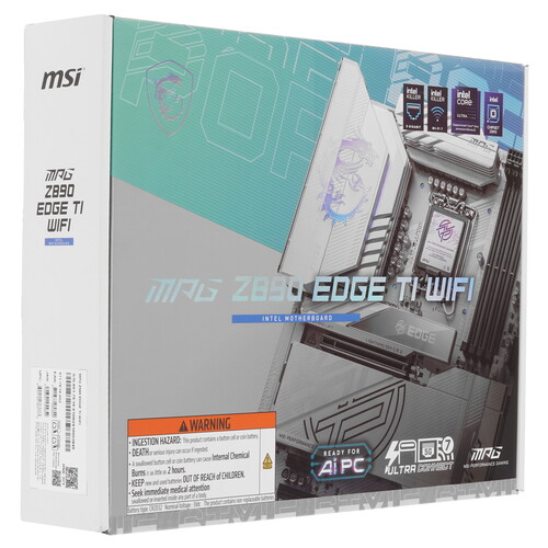 Купить Материнская плата MSI MPG Z890 EDGE TI WIFI  5494373. Характеристики, отзывы и цены в Донецке