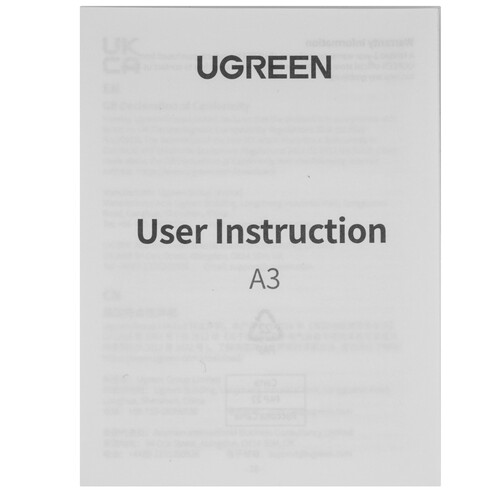 Купить Кабель круглый Ugreen USB Type-C - USB Type-C серый 1 м  9282986. Характеристики, отзывы и цены в Донецке