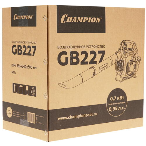 Купить Воздуходувка Champion GB227  4857358. Характеристики, отзывы и цены в Донецке