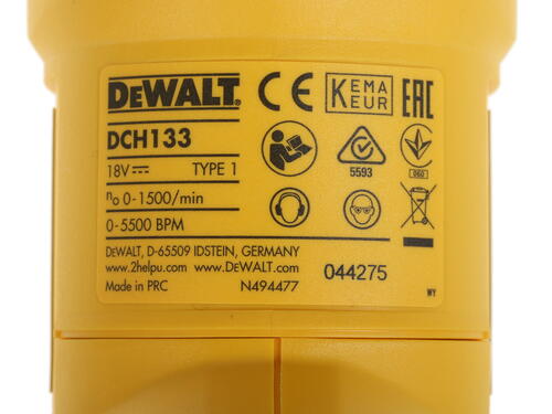 Купить Перфоратор DeWalt DCH133N XR FLEXVOLТ 18/54V , Без ЗУ, Без АКБ  1137140. Характеристики, отзывы и цены в Донецке
