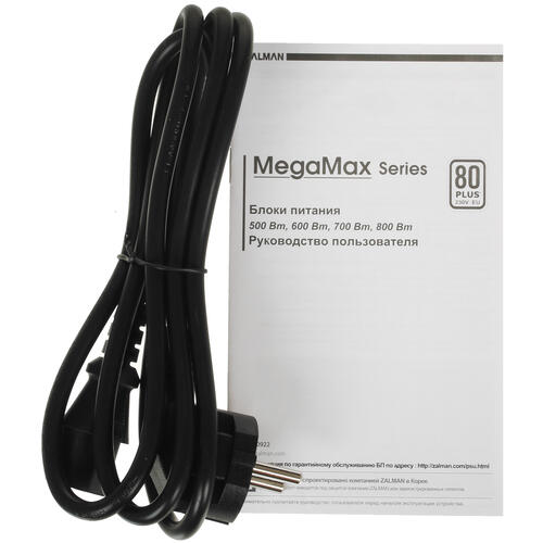 Купить Блок питания ZALMAN MegaMax 800W  4892817. Характеристики, отзывы и цены в Донецке