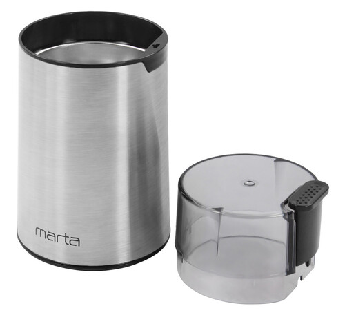 Купить Кофемолка электрическая MARTA MT-CG2180C серебристый  9058513. Характеристики, отзывы и цены в Донецке