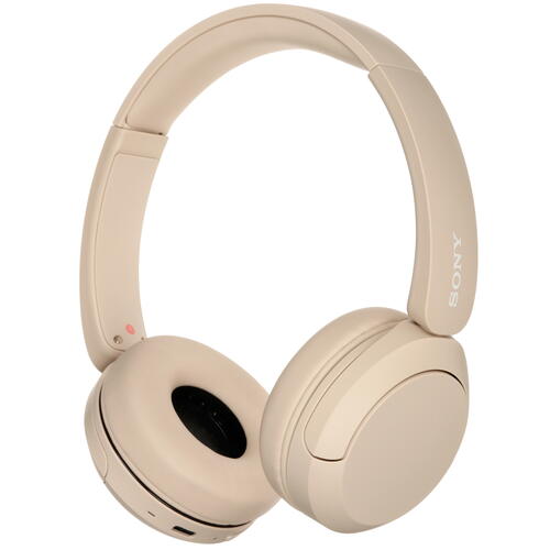 Купить Беспроводные наушники Sony WH-CH520 бежевый  5457540. Характеристики, отзывы и цены в Донецке
