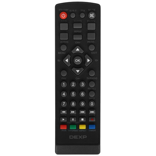 Купить Приставка для цифрового ТВ DEXP HD 8000P черный  5610357. Характеристики, отзывы и цены в Донецке