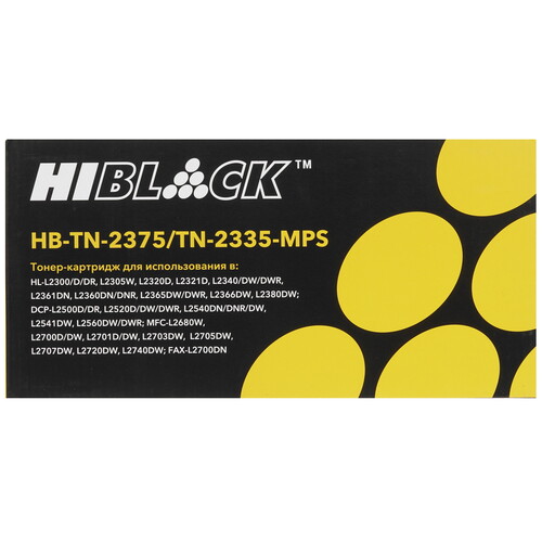 Купить Тонер-картридж лазерный Hi-Black HB-TN-2375/TN-2335-MPS черный  9263648. Характеристики, отзывы и цены в Донецке
