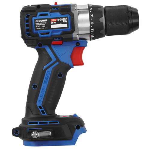 Купить Дрель-шуруповерт ЗУБР DB-70 LMS 20V без ЗУ, без АКБ  9276003. Характеристики, отзывы и цены в Донецке