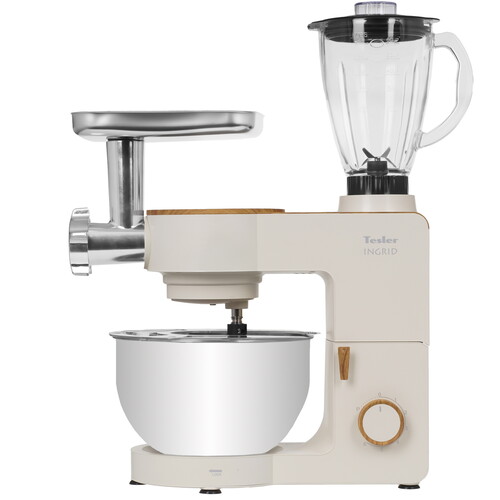 Купить Кухонная машина TESLER KM-1640 бежевый  9302197. Характеристики, отзывы и цены в Донецке