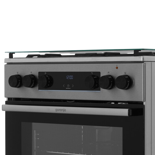 Купить Комбинированная плита Gorenje GKS6C72XF серебристый  9179725. Характеристики, отзывы и цены в Донецке
