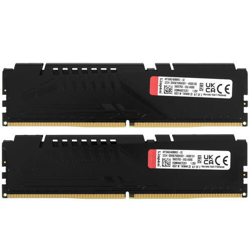 Купить Оперативная память Kingston FURY Beast Black [KF556C40BBK2-32] 32 ГБ  5053563. Характеристики, отзывы и цены в Донецке