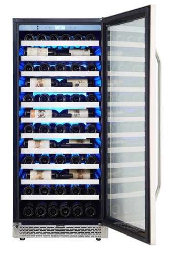 Купить Винный шкаф Cavanova CV102-1TL серебристый  9189163. Характеристики, отзывы и цены в Донецке