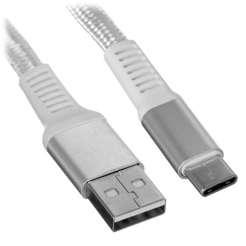 Купить Кабель плоский DEXP USB Type-C - USB 2.0 Type-A белый 1 м  4834179. Характеристики, отзывы и цены в Донецке